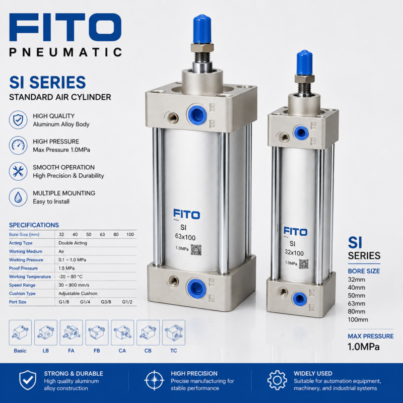FITO SI Series – Standard Pneumatic Air Cylinder