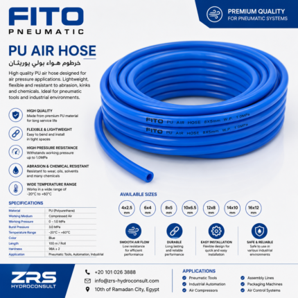 FITO PU Air Hose – Blue
