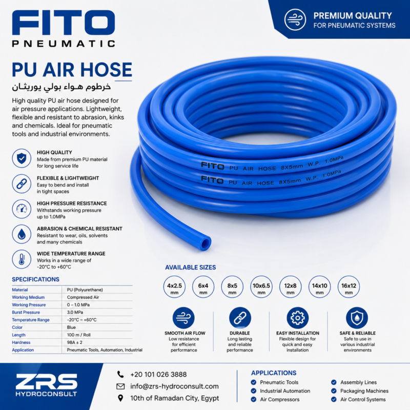 FITO PU Air Hose – Blue