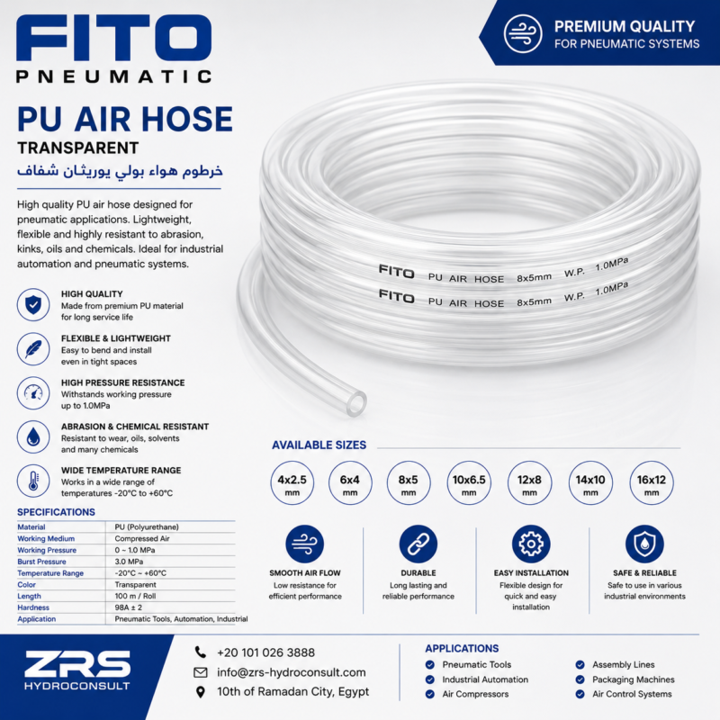 FITO PU Air Hose – Transparent