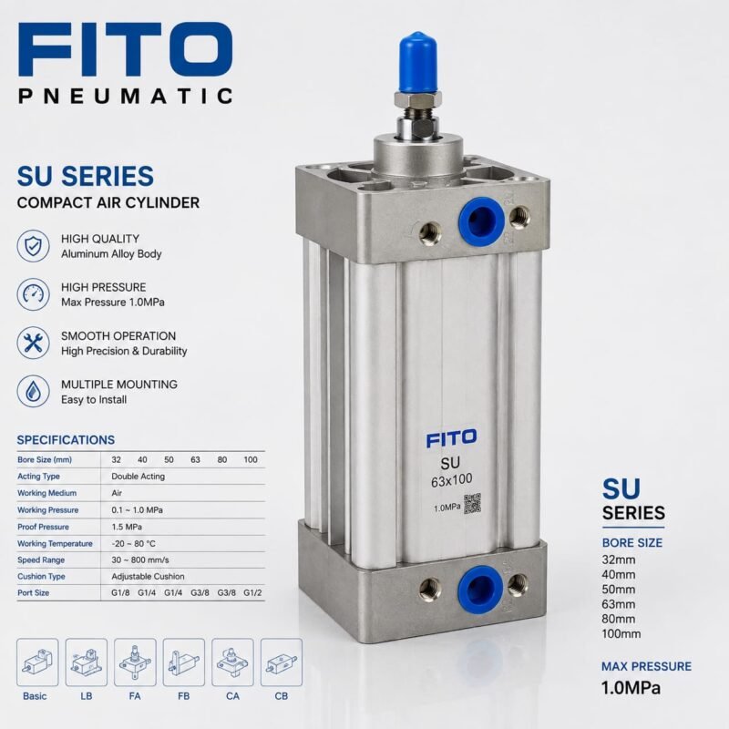 FITO SU Series – Standard Pneumatic Air Cylinder